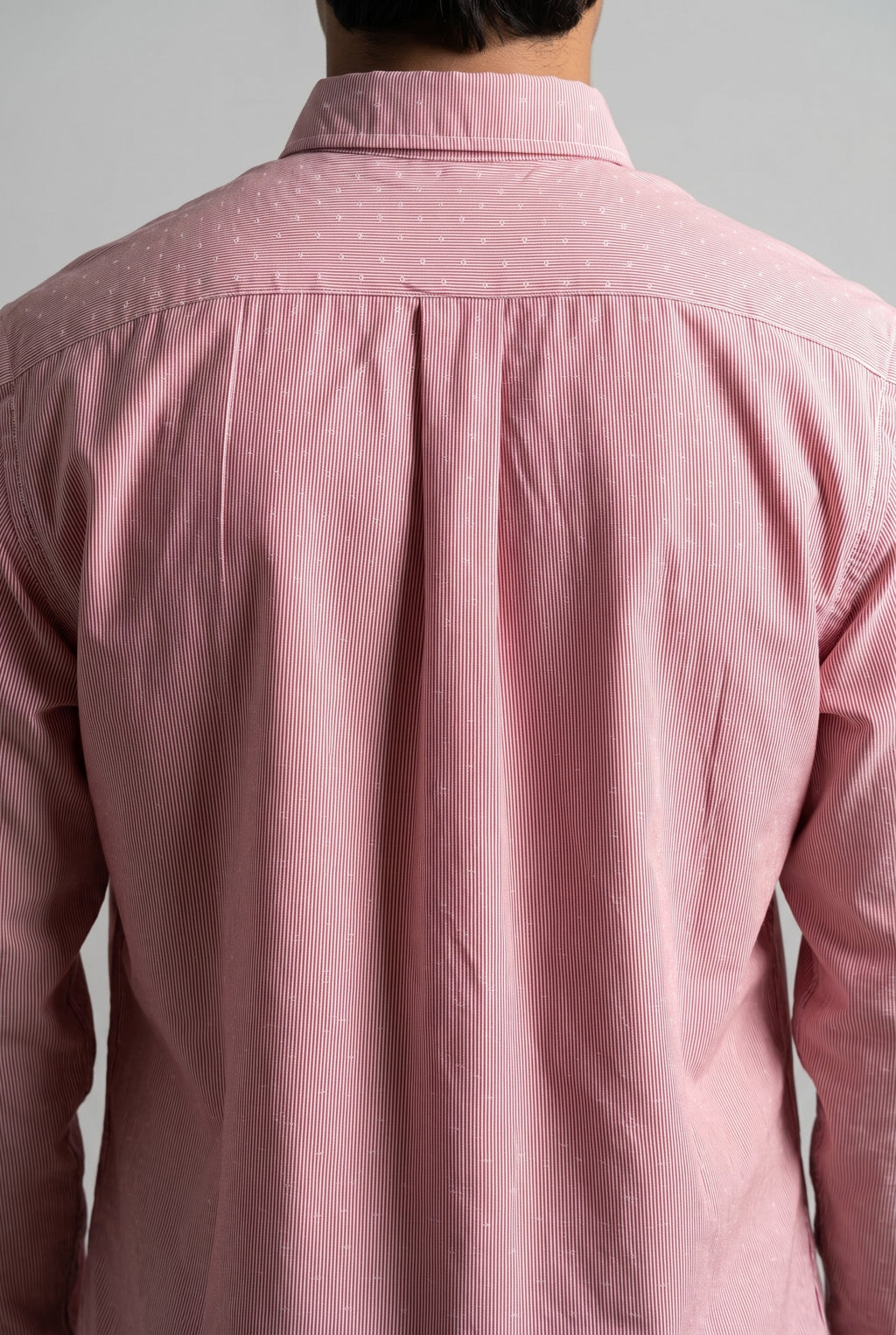 LEVI’S Peach Pinstripe Casual Shirt