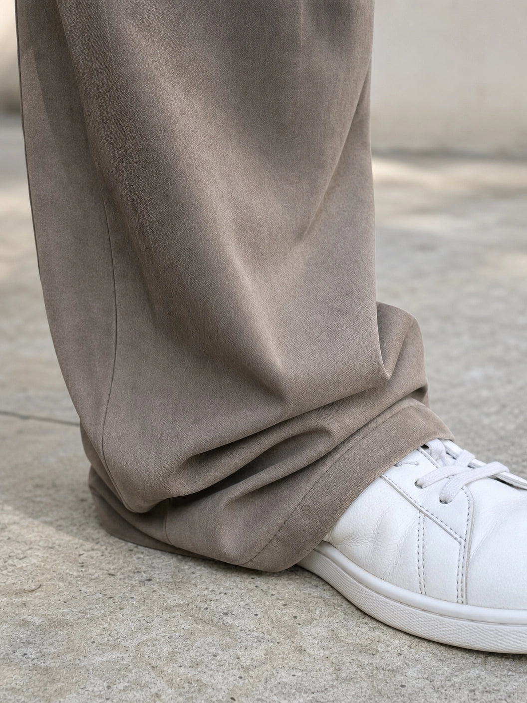 ZARA Premium Baggy Trouser – Earthy Olive Brown