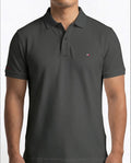 Classic Popcorn Knit Polo – Army Green