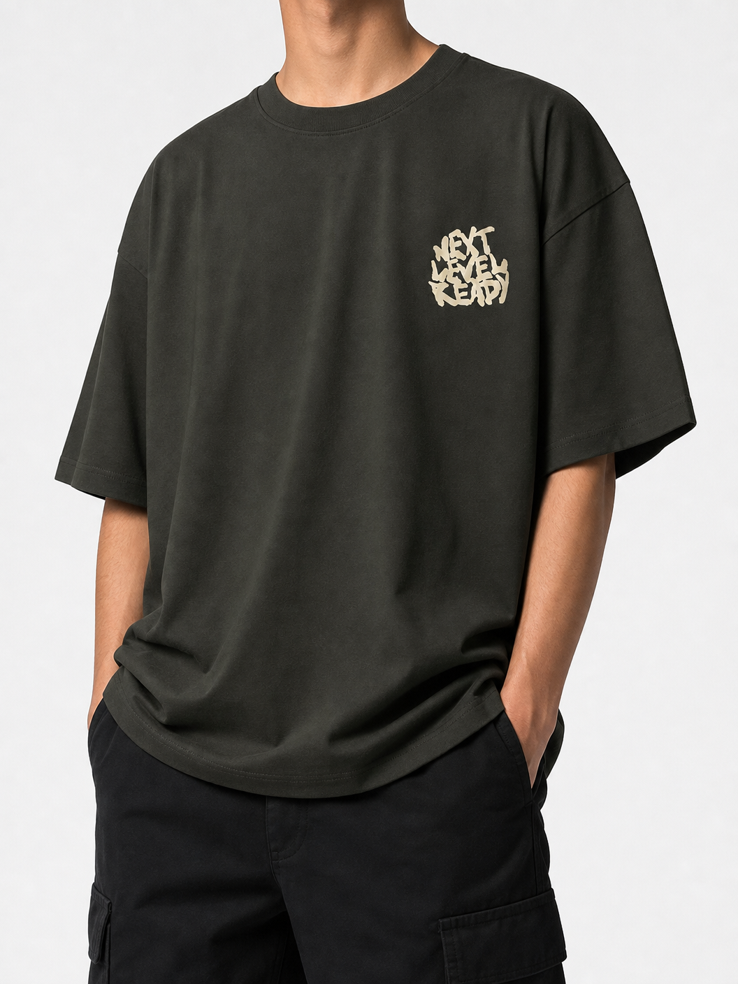 Essential Oversized Tee – Dark Green