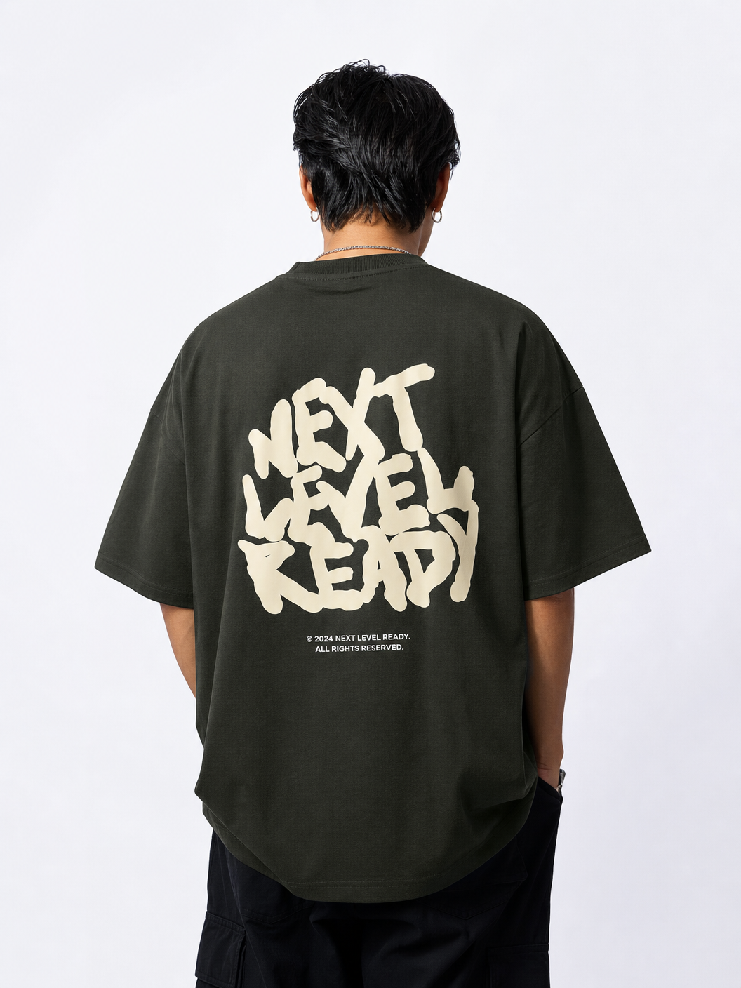 Essential Oversized Tee – Dark Green