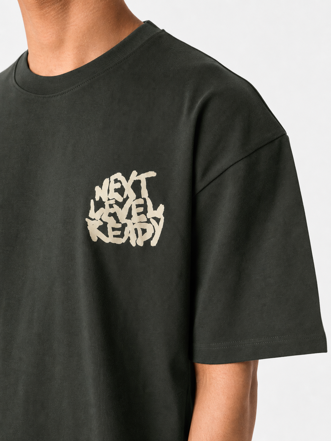 Essential Oversized Tee – Dark Green