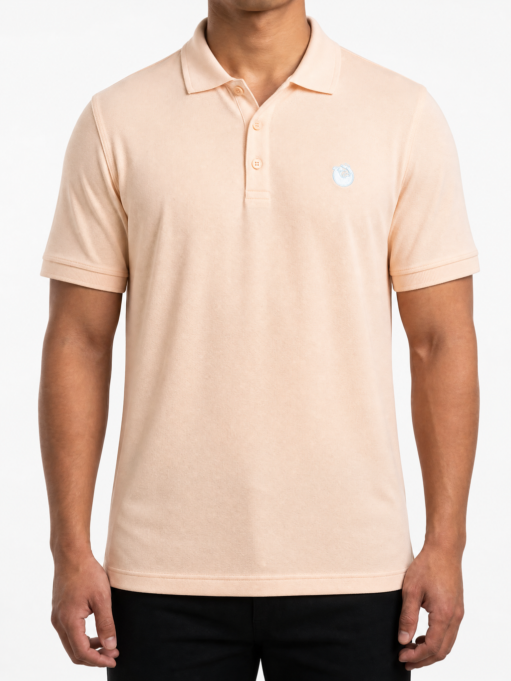 Bruno Classic Polo Shirt - Peach