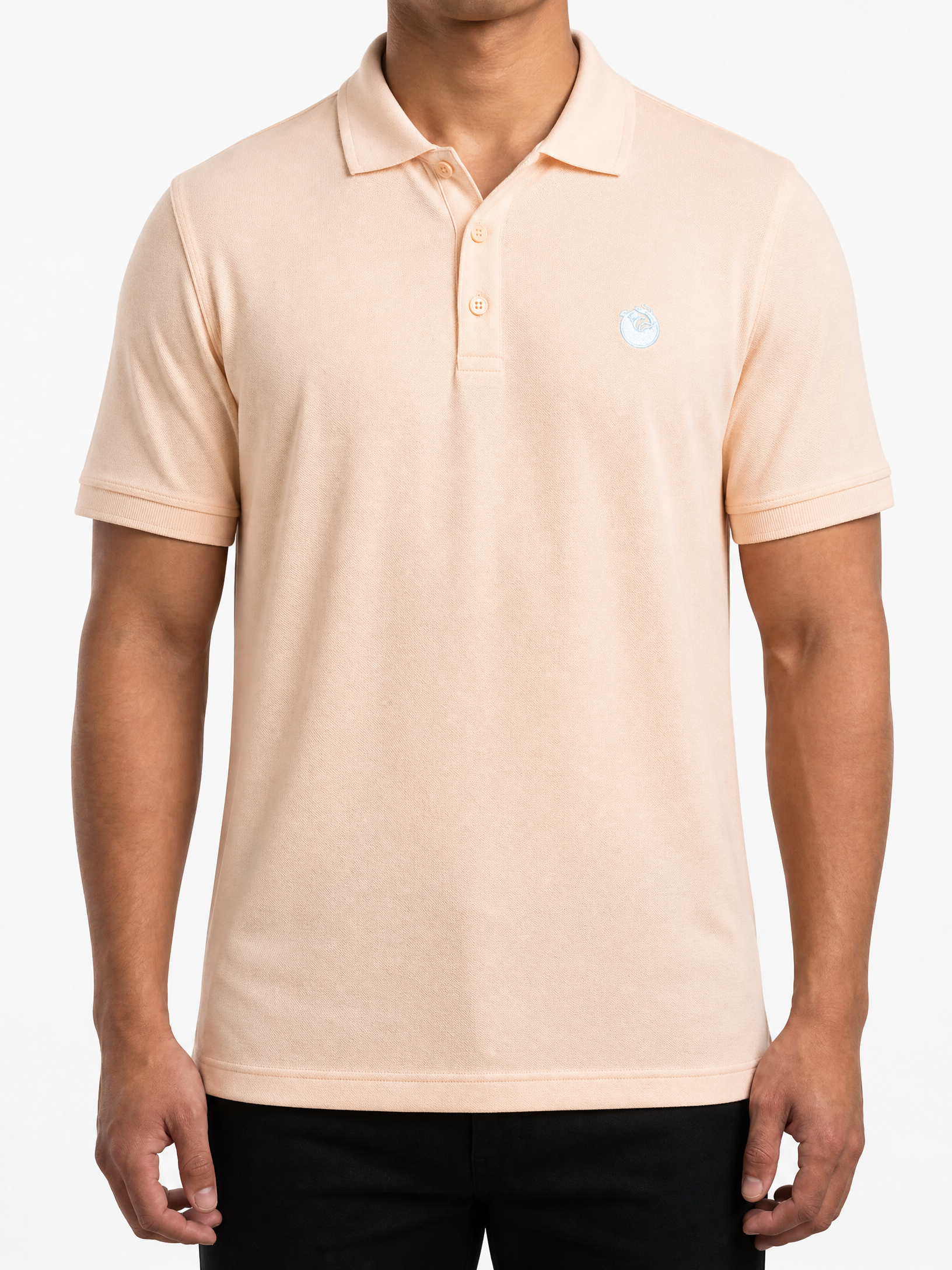 Bruno Classic Polo Shirt - Peach
