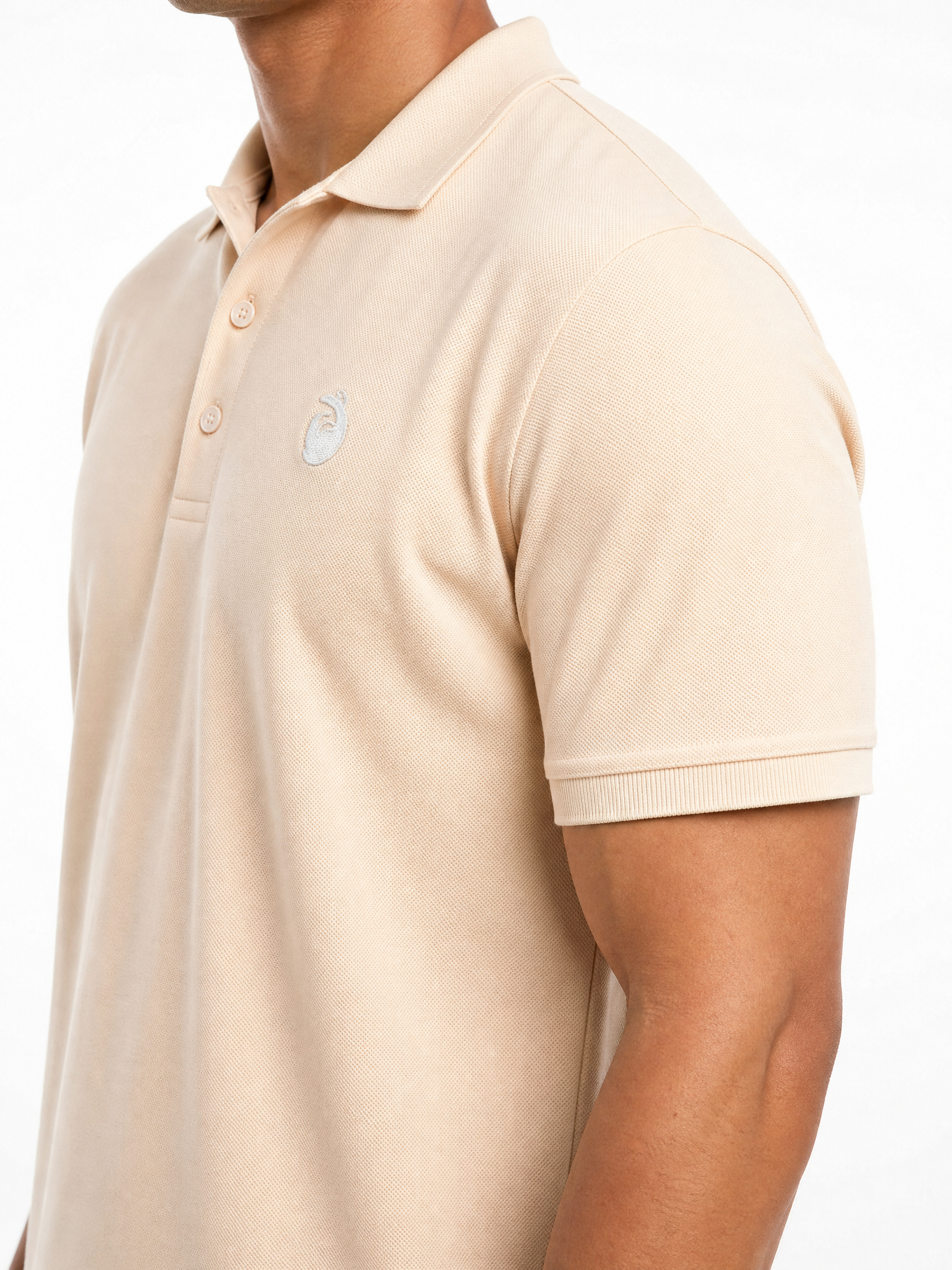 Bruno Classic Polo Shirt - Peach