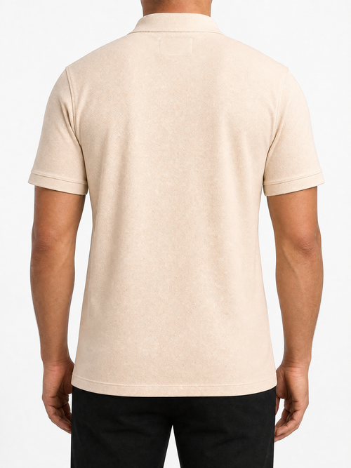 Bruno Classic Polo Shirt - Peach