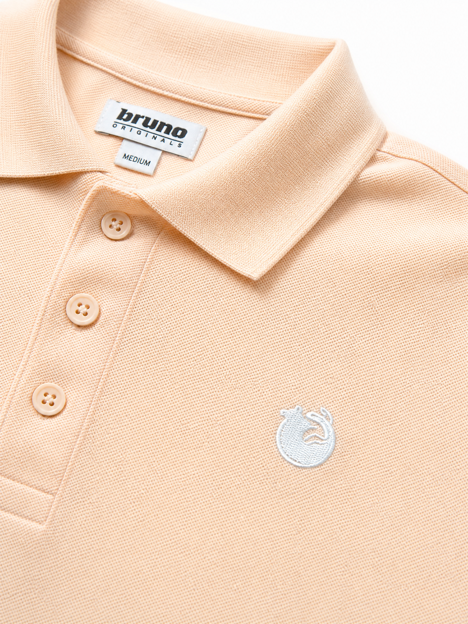 Bruno Classic Polo Shirt - Peach