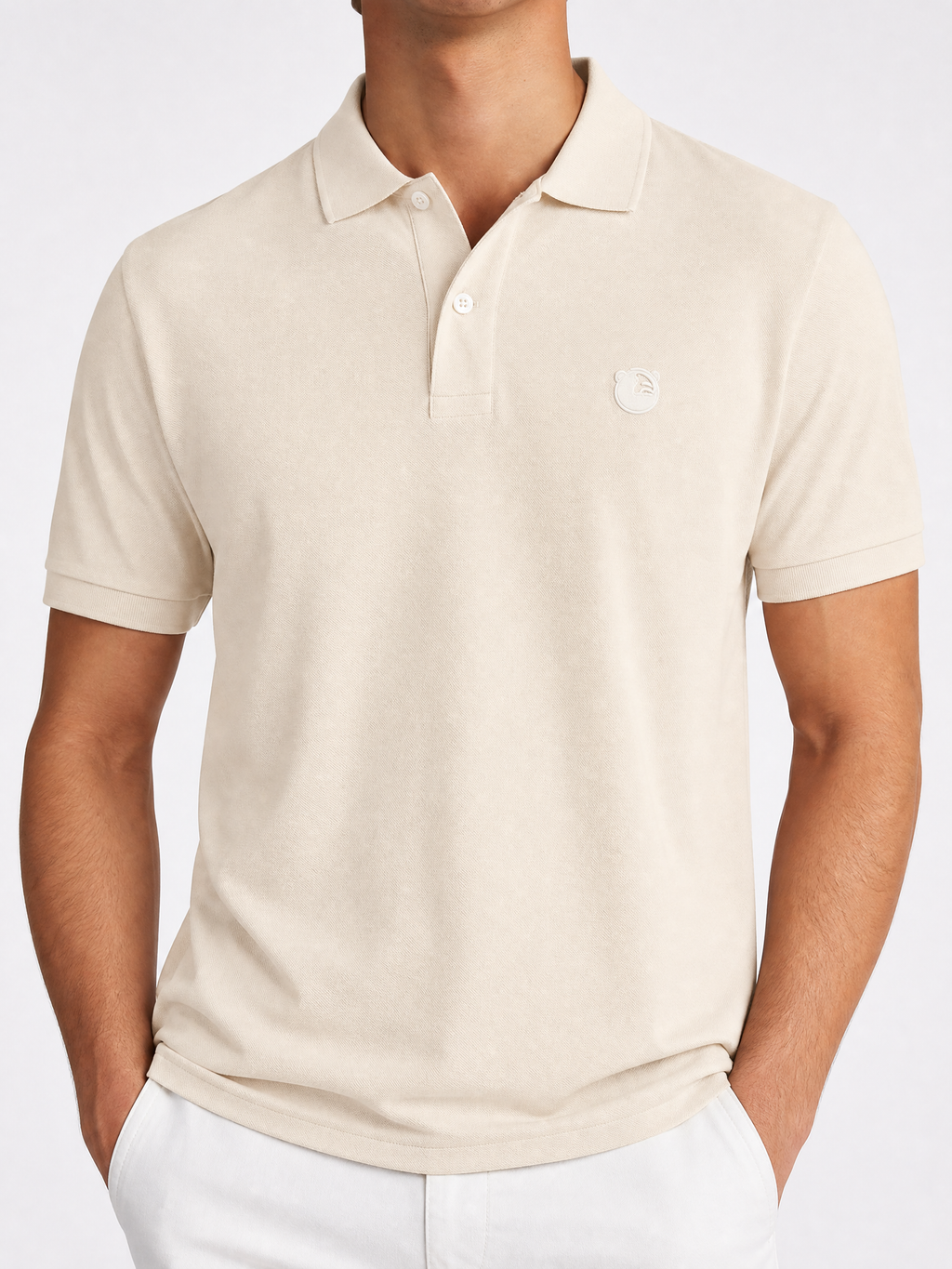 Bruno Classic Polo Shirt – Beige