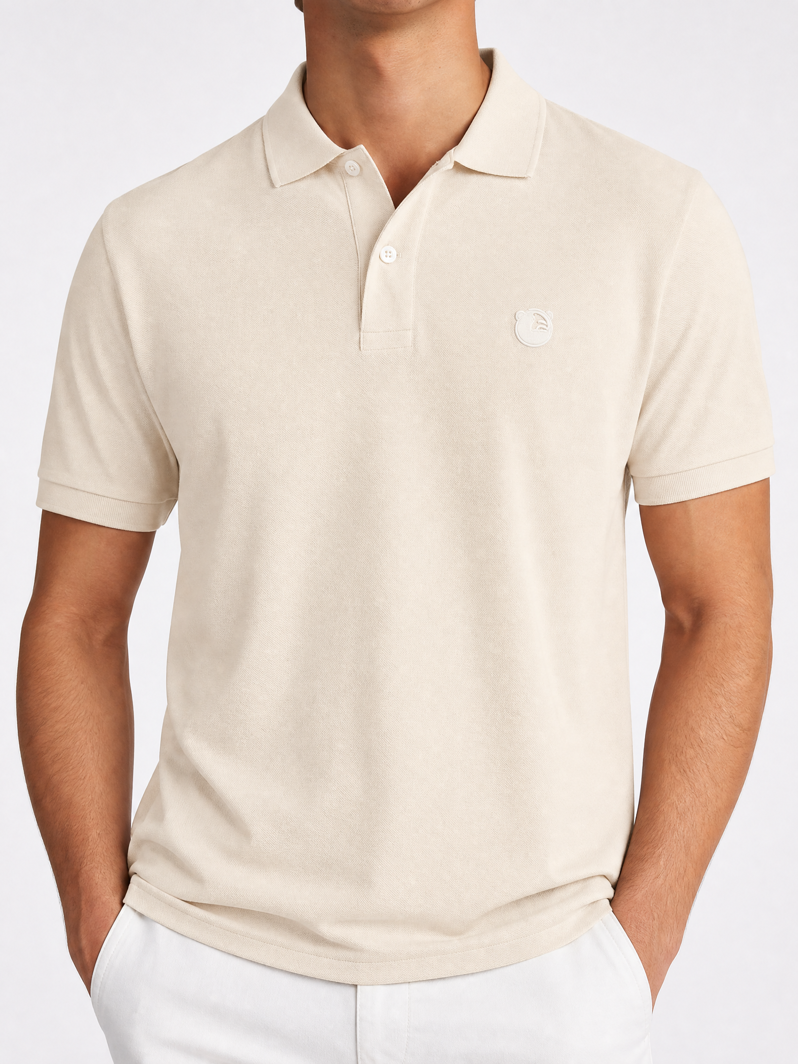 Bruno Classic Polo Shirt – Beige